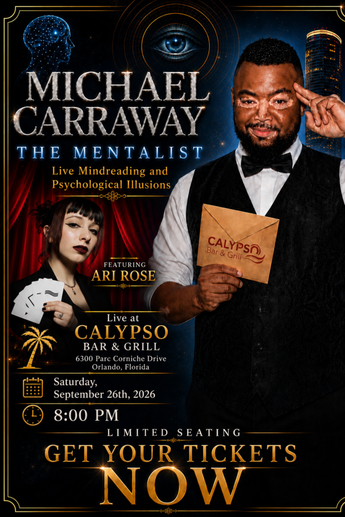 Michael Carraway Live: Mind Reading, Magic & Comedy Dinner Show