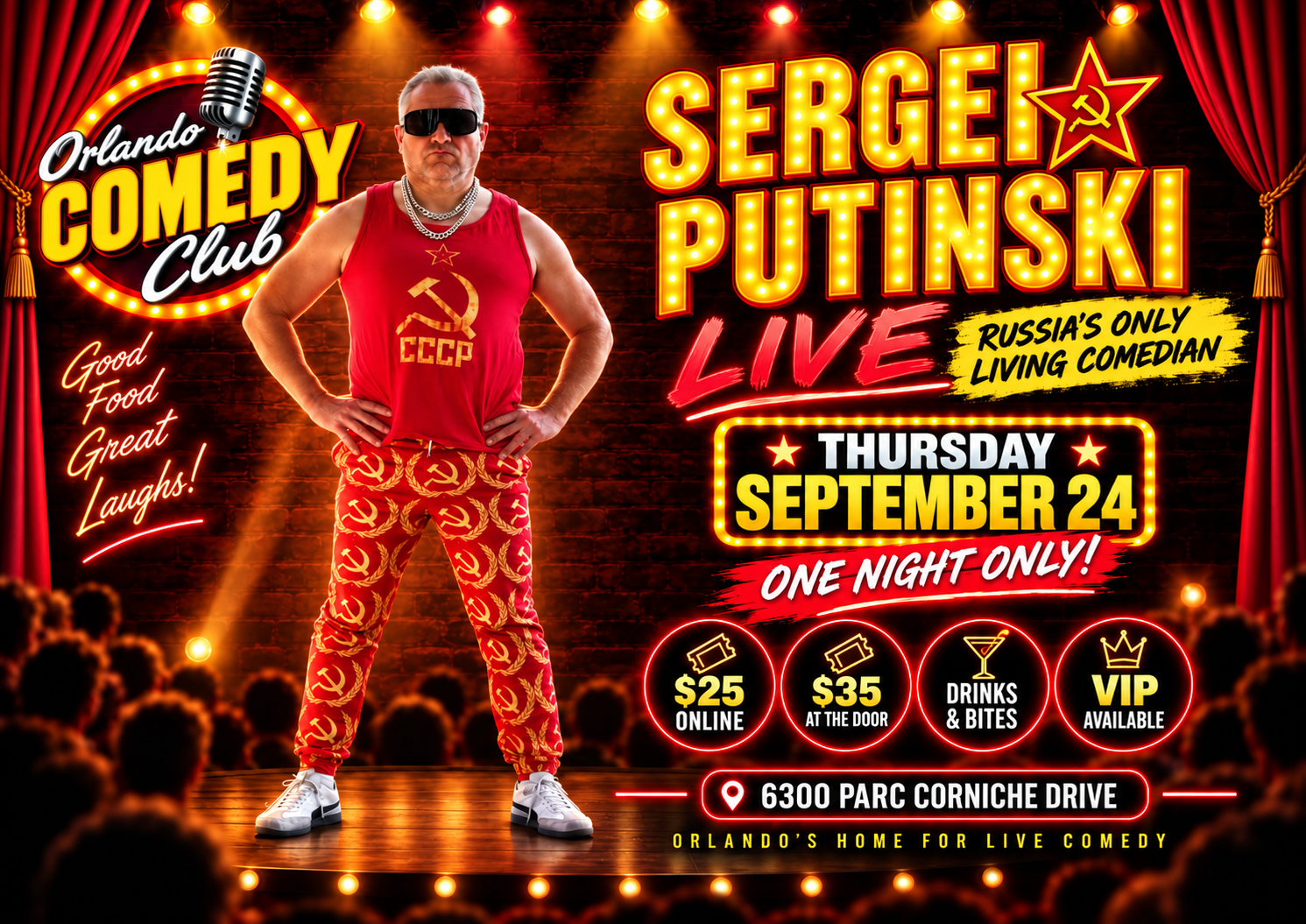 Sergei Putinski Live in Orlando September 24