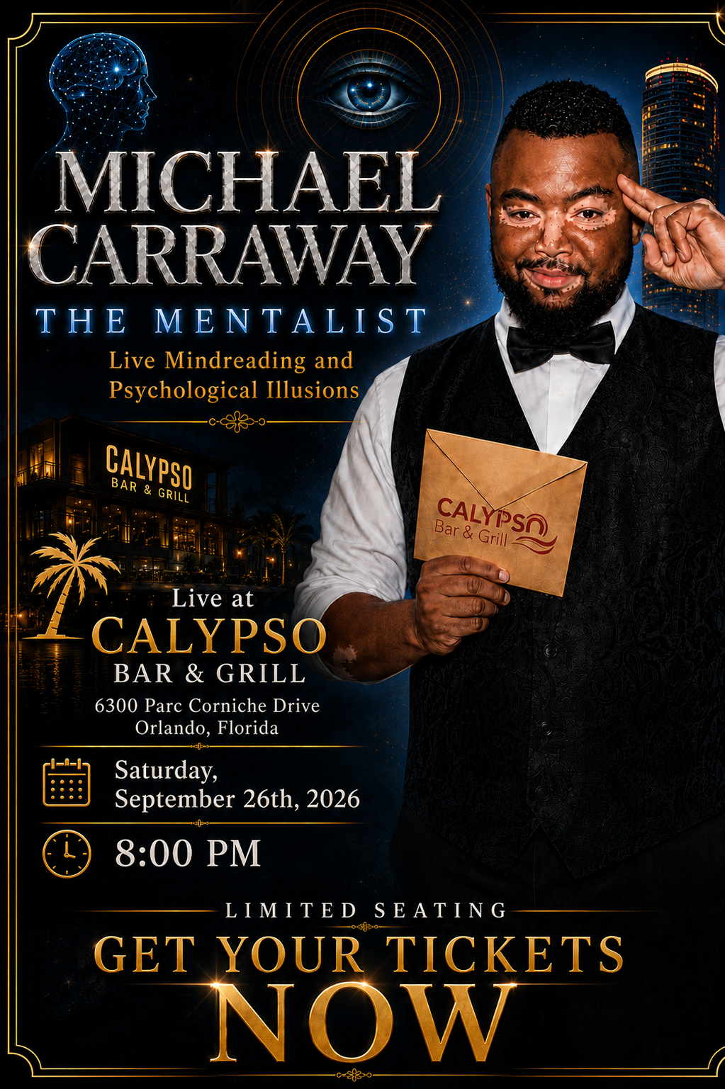 Michael Carraway Magic Comedy Show Orlando | Mentalist