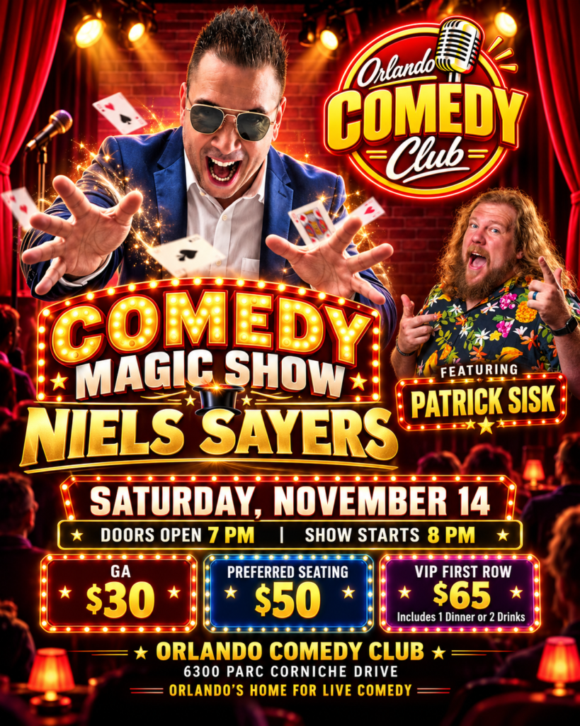 Niels Sayers Live: Comedy Magic Show Featuring Patrick Sisk