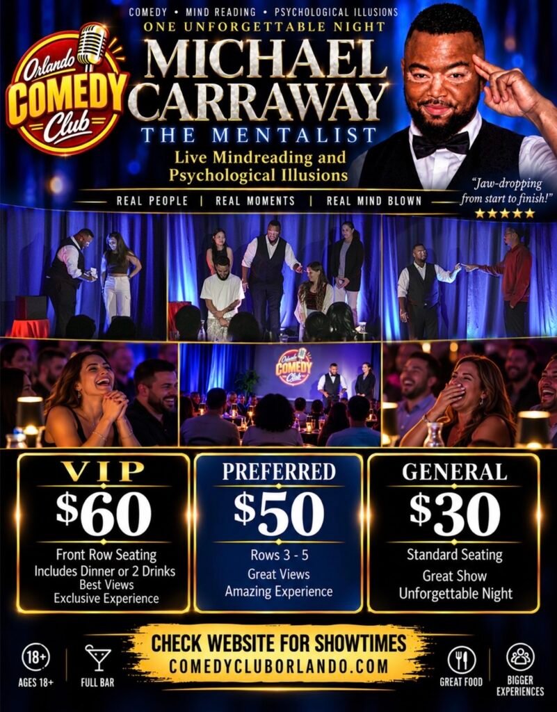 Michael Carraway Live: Mind Reading, Magic & Comedy | Orlando