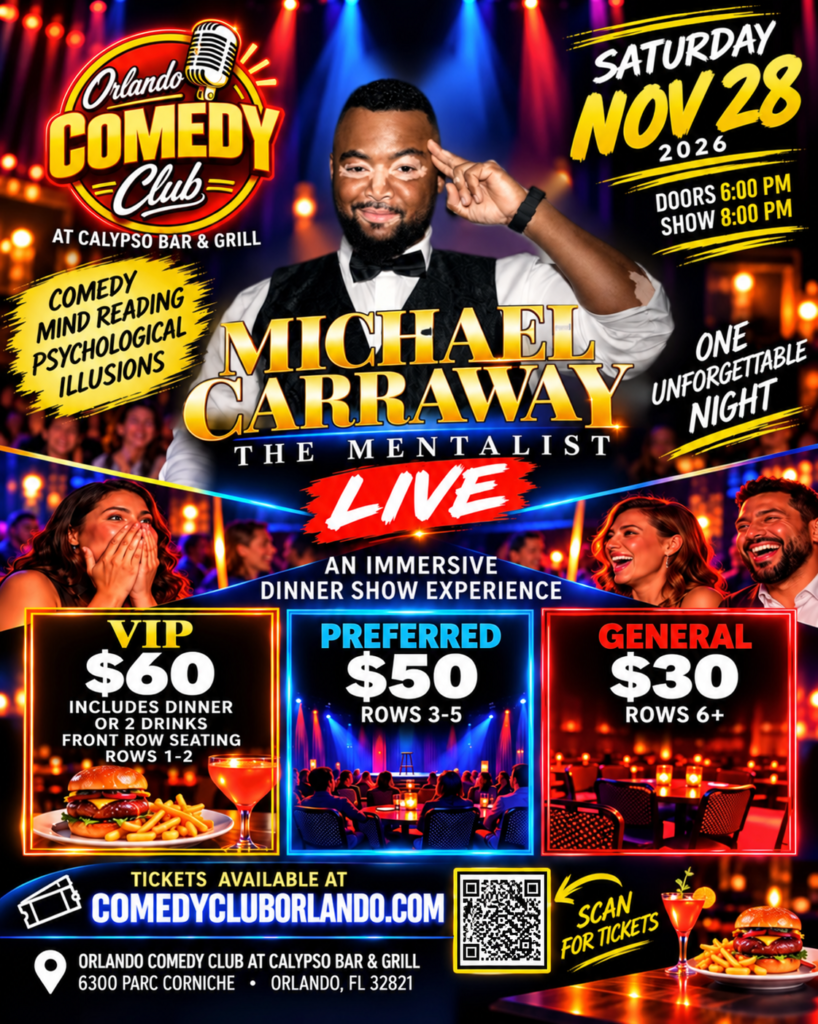 Michael Carraway Live: Mind Reading, Magic & Comedy | November 28th